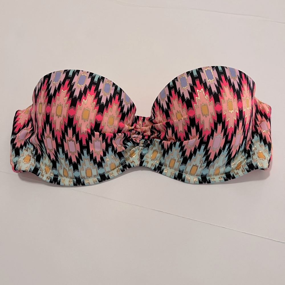 Multicolor bikini top